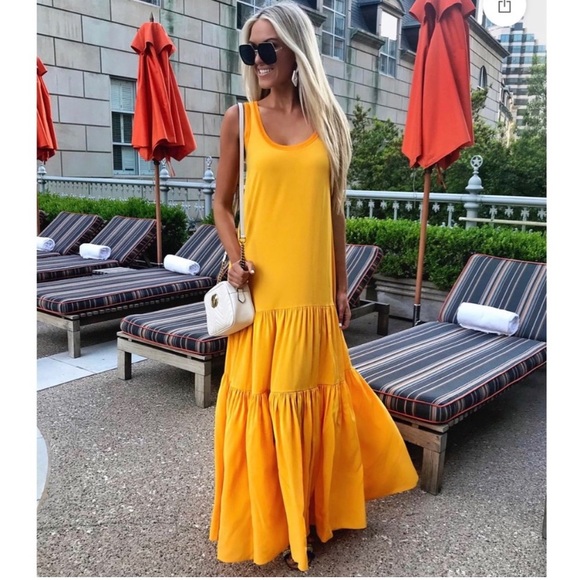 Elizabeth and James Dresses & Skirts - Elizabeth and James Hazel Tiered Maxi Dress